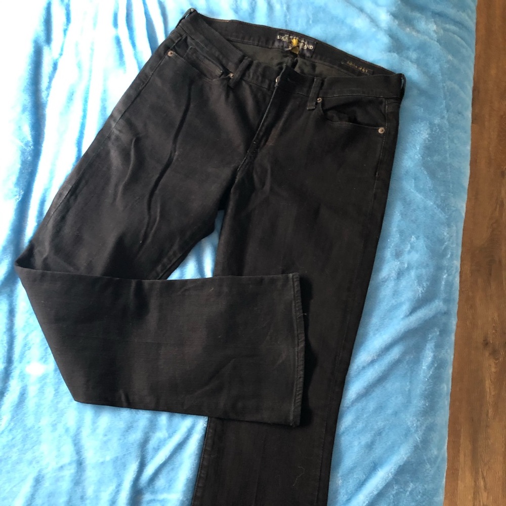 Lucky Brand Black Sofia Boot Cut Jeans